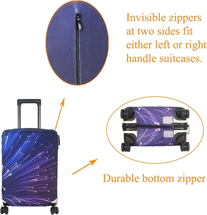 Explore Land Travel Luggage Cover Suitcase Protector Fits 27-30 Inch Case - Image 7