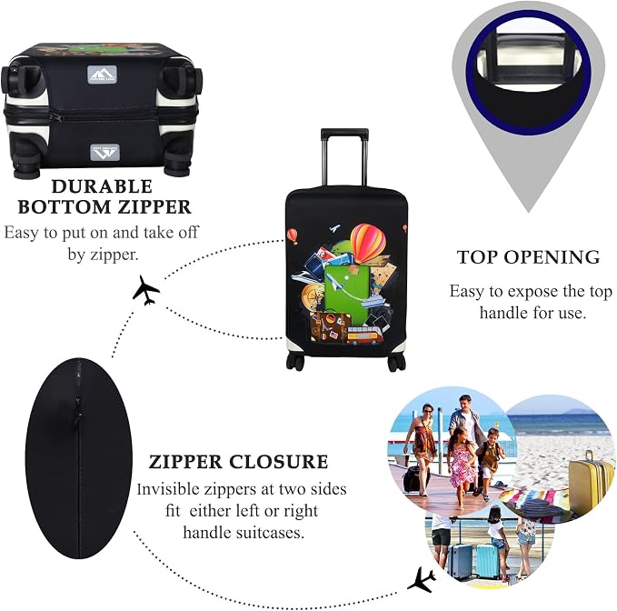 Explore Land Luggage Cover Suitcase Protector Fits 31-32 Inch Case - Image 3