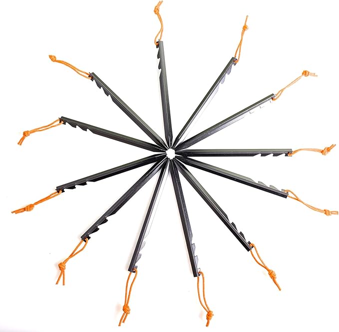 Aluminum Alloy Tent Stakes Pegs, Lightweight Metal Stakes Pegs - Image 2