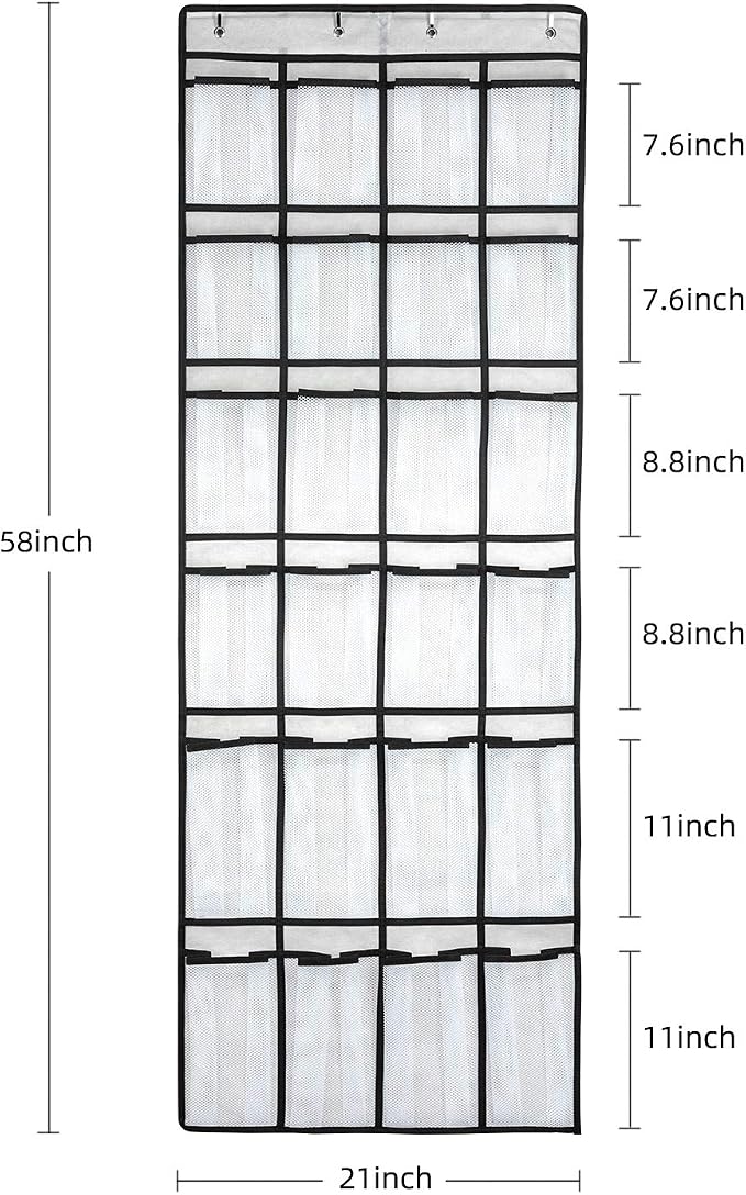 Over The Door Shoe Organizer, Hanging Shoe Organizer - Image 2