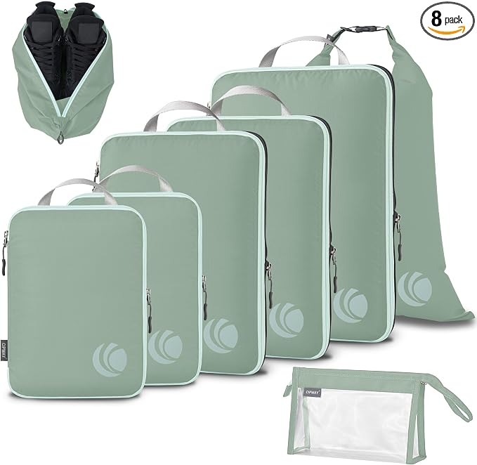 Cipway Compression Packing Cubes, Lightweight Travel Luggage Organizers by Cipway