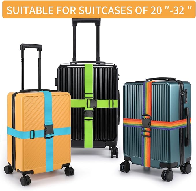 BILIONE Luggage Straps Belts TSA Approved Keep Suitcase Secure While Traveling - Image 2