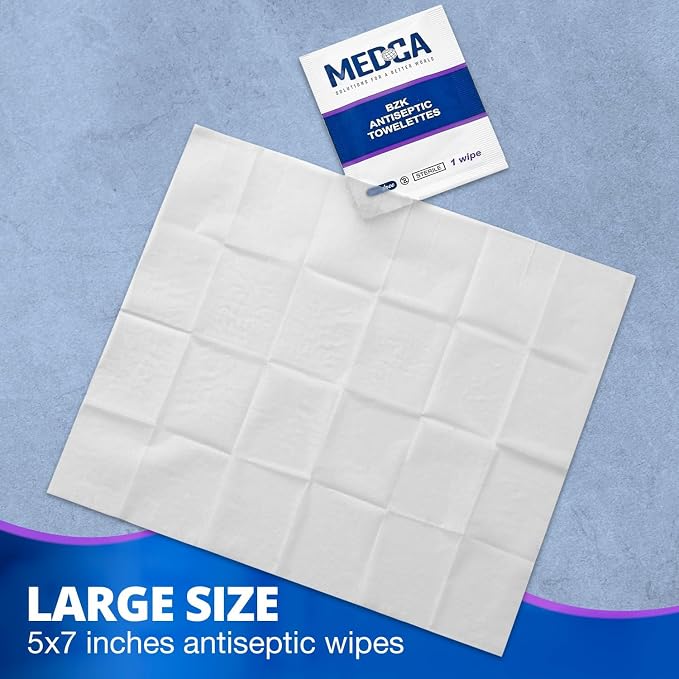 Benzalkonium Chloride Towelletes Hand Wipes – Chloride Swabs Individual BZK - Image 9