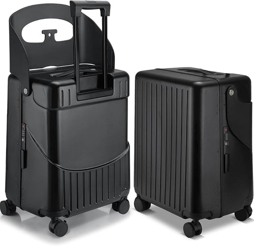 20 Inch Ride on Luggage with Seat by Bulyoou