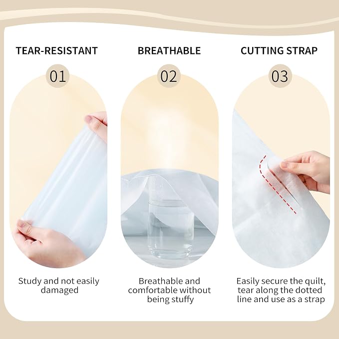 YOUNGTIME Disposable Sheets for Travel, Portable Bedspread Disposable Bedding - Image 6