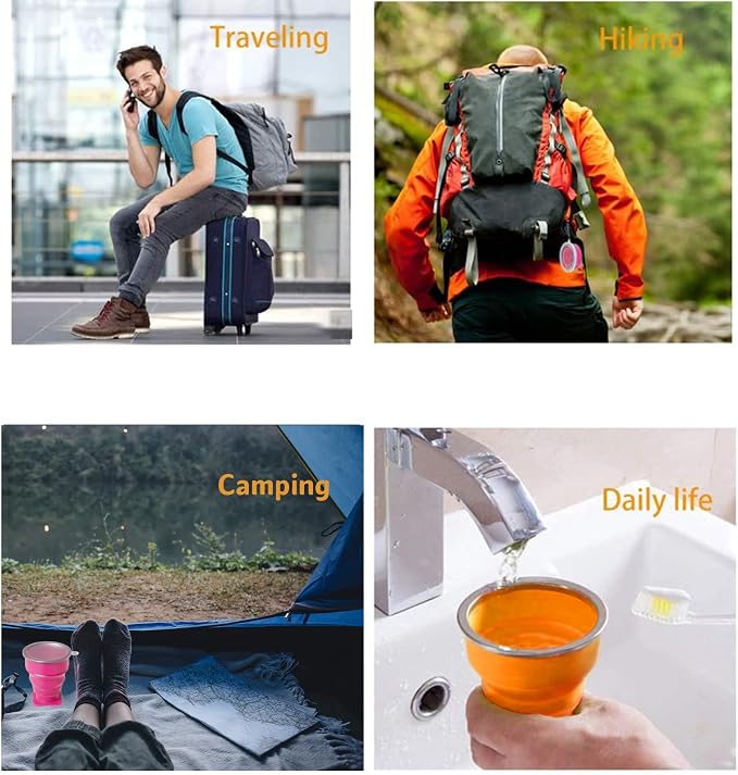 Collapsible Silicone Foldable Cup - Image 3