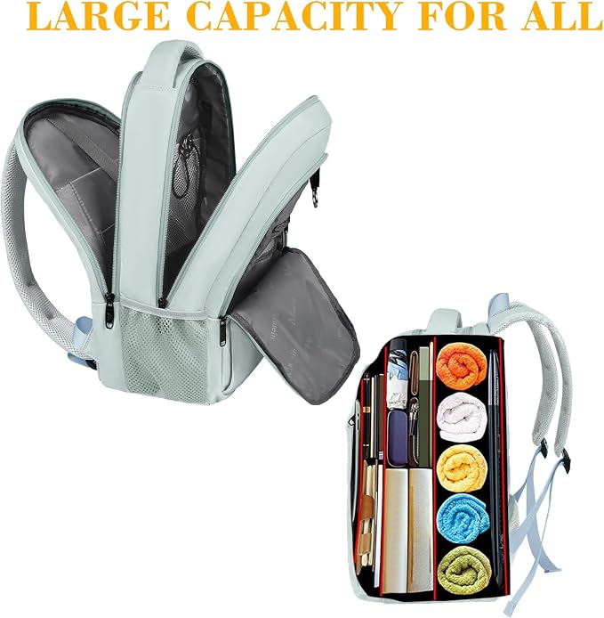 MATEIN Travel Laptop Backpack, Lightweight Anti Theft School Bookbag - Image 2
