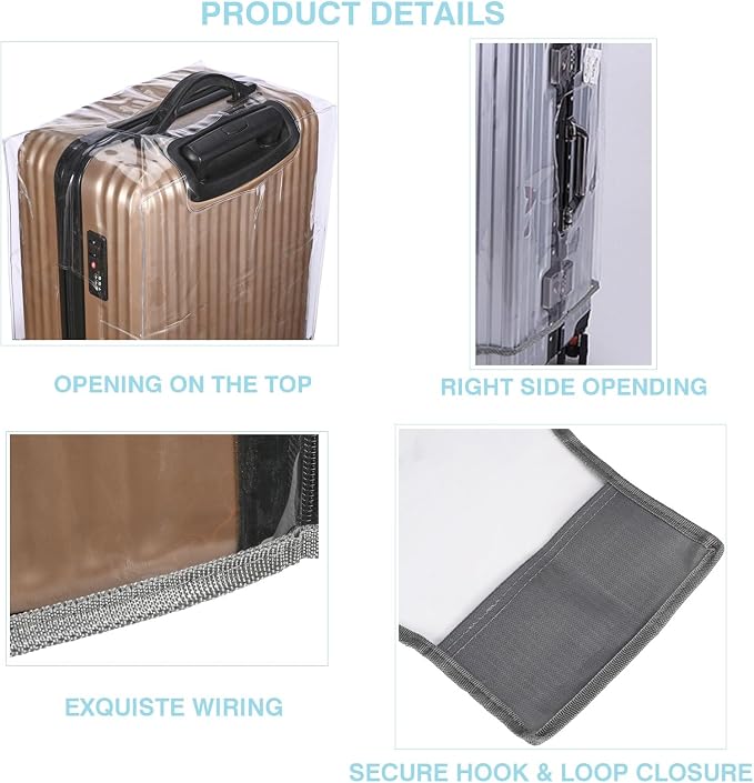 Clear PVC Suitcase Cover - Image 5