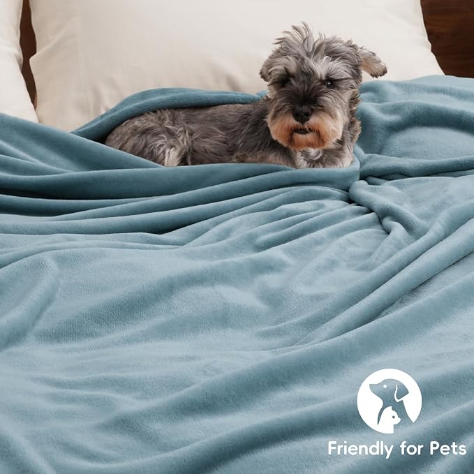 PHF Ultra Soft Fleece Throw Blanket, No Shed No Pilling Luxury Plush Cozy - Image 5