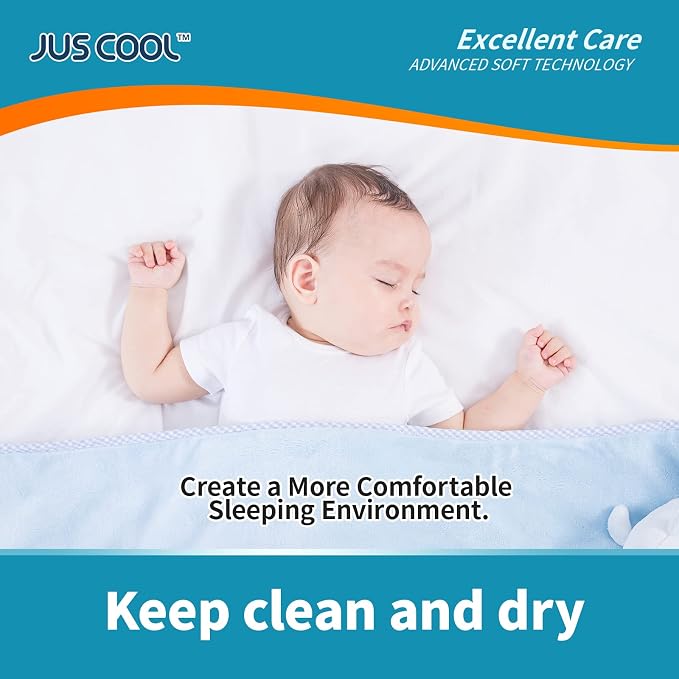 JUS COOL Baby Disposable Changing Pads, 24”x 24” Underpads Portable Diaper - Image 5