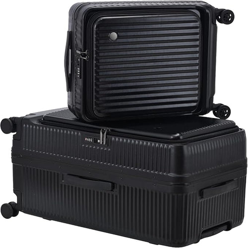 2 pieces 20/29 Aluminum Frame Carry On and Checked Luggage Set by Kaleenie