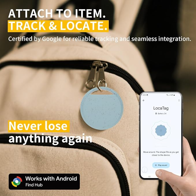 Android Air Tracker Tag 4 Pack for Luggage Tracker Tags Works - Image 5