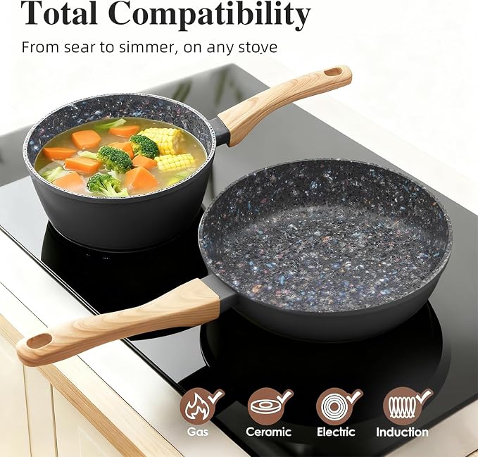 3-Piece Nonstick Pots and Pans Set - Image 6