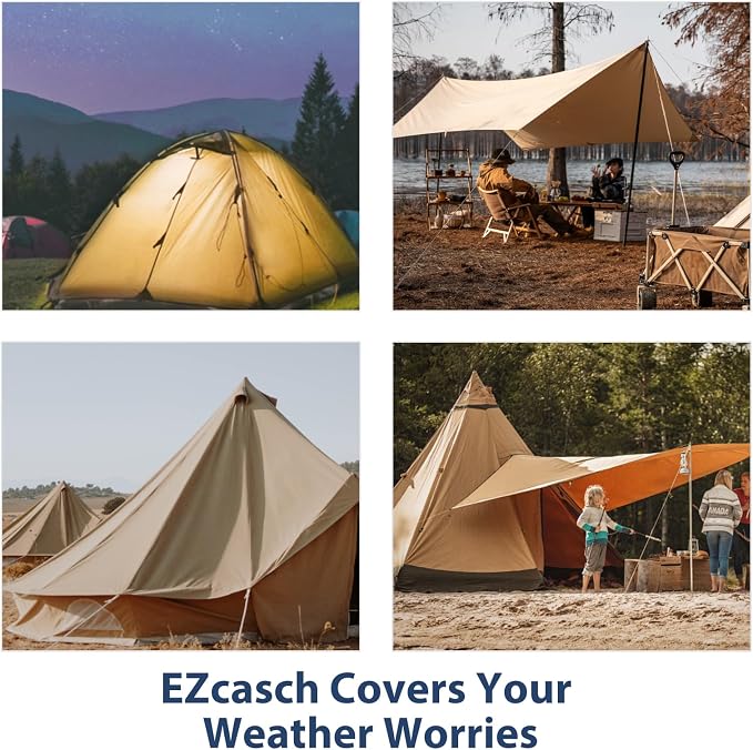 20’x24’ Canvas Tarp Heavy Duty Water Resistant Tarpaulins - Image 6