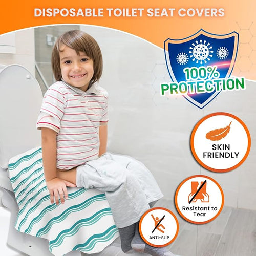 20 Extra Large Toilet Seat Covers Disposable - Image 2