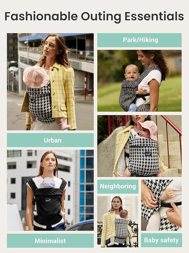 GROWNSY Baby Carrier Newborns to Toddlers, Ergonomic Baby Toddler Carrier - Image 9