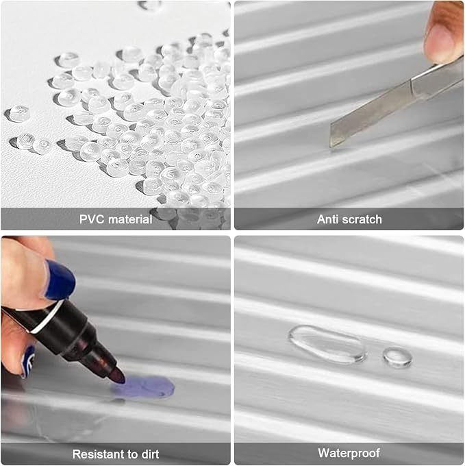 Clear Luggage Cover for 20 inch Suitcase Tsa Approved Thicken PVC Plastic - Image 8