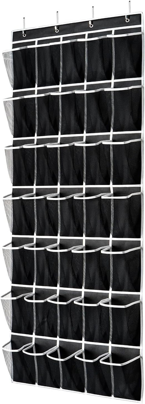 35 Pockets Over the Door Shoe Organizer, Hanging Shoe Organizer by SAVERHO