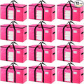 TAILI 12 Pack Pink Extra Large Moving Bags, Heavy Duty Totes by TAILI