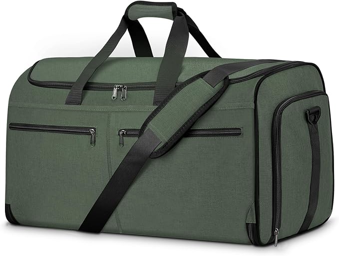 Bukere Garment Bags for Travel, Large Convertible Garment Duffel Bag for Men by Bukere