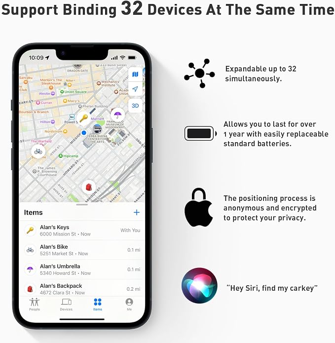 Air Tracker Tags, Smart Bluetooth Tracker, Compatible - Image 6