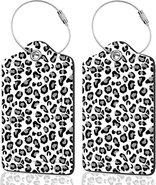 2Pack Luggage Tags for Suitcases, Cute Unique Pu Leather Cruise Luggage Tag by Unknown