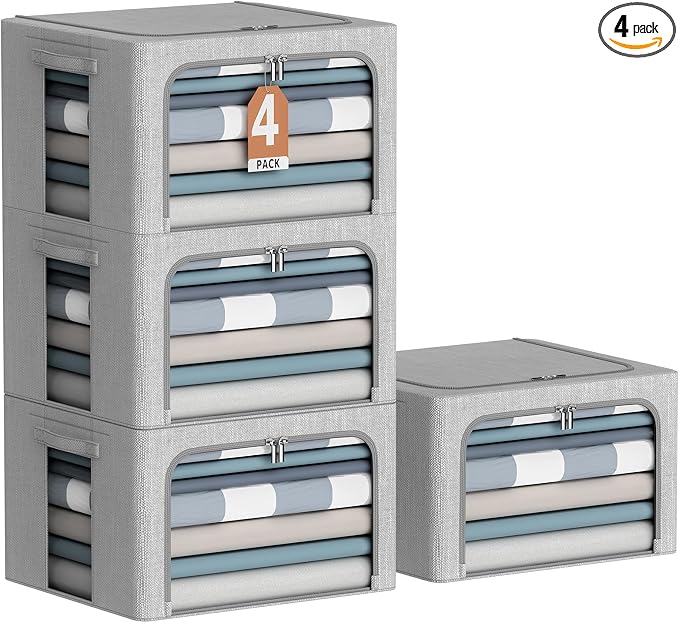 4 Pack Clothes Storage Bins by CYhom