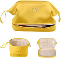 Cute Stuff For Teen Girls-Bachelorette Gifts for Bride, Initial Makeup Bag by Vogewood