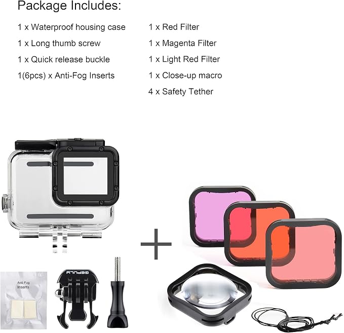 Waterproof Housing Case with Diving Filters - Image 7