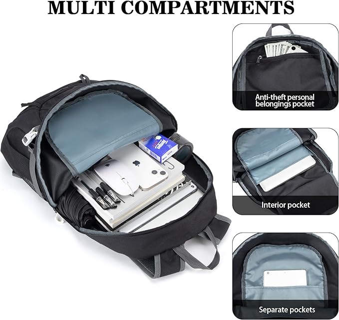 Hiking Backpack, Large 35L Travel Backpacks - Image 2