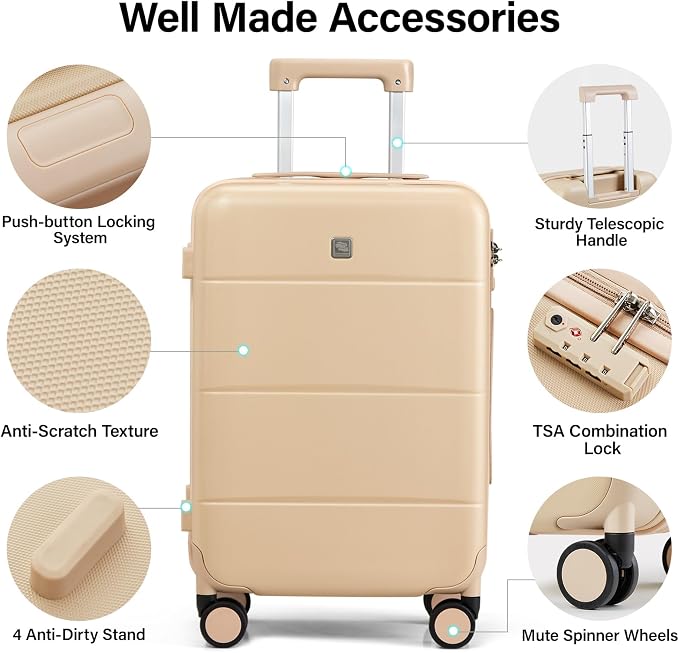 Hanke 28 Inch Luggage Large Suitcase - Image 3