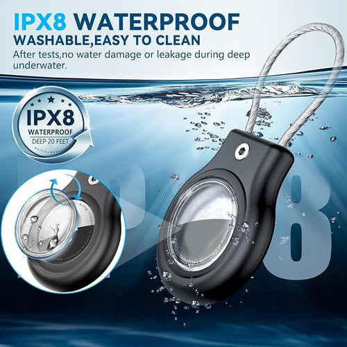 2 Pack Airtag Holder, Waterproof AirTag Case - Image 2