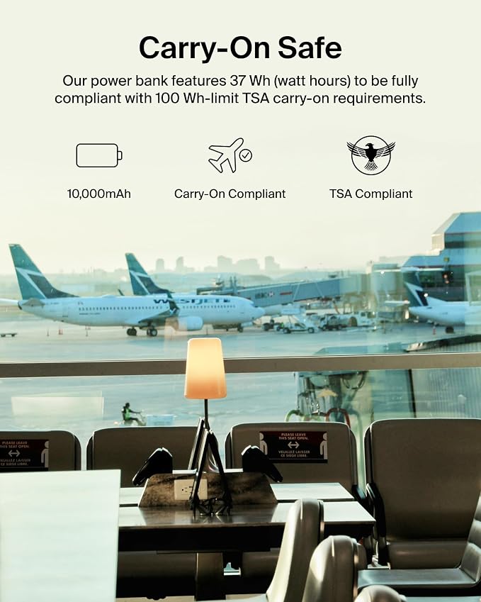 Belkin Portable Charger, Power Bank 10000 mAh - 20W Fast Charge USB-C Power - Image 2