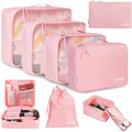 BAGAIL 8 Set Packing Cubes Luggage Packing Organizers by BAGAIL