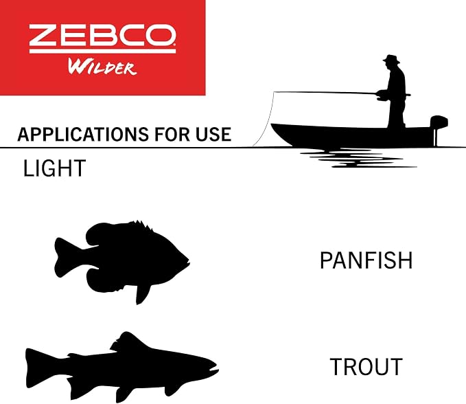 Zebco Wilder Fishing Reel and Rod Combo, Patented No-Tangle Reel, Pre-Spooled - Image 8