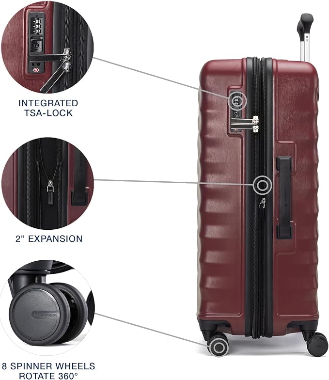 Travelpro Maxlite Air V2 Hardside Expandable Checked Luggage, 8 Spinner Wheels - Image 4