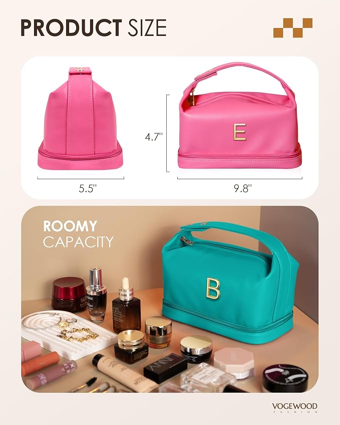 Trendy Gifts for Women/Girls, Personalized Makeup Bag - Image 7