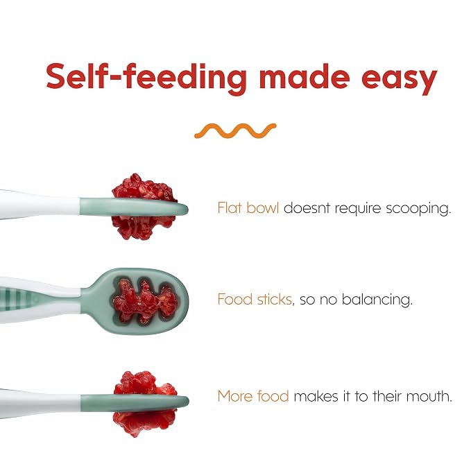 NumNum Baby Spoons Set, Baby Essentials Pre-Spoon GOOtensils - Image 5