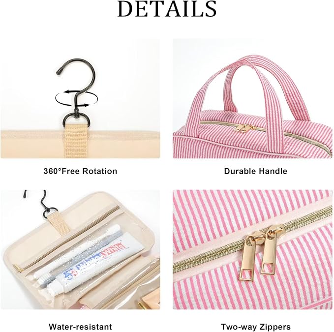 YOOLIFE Hanging Toiletry Bag for Women - Image 4