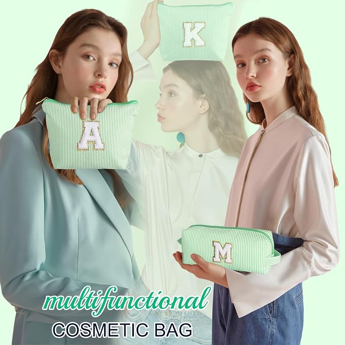 YOOLIFE Initial Makeup Bag for Girls - Image 2