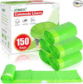 Commode Liners for Bedside Commode Vanilla Scented 150pcs Disposable Bags by JOCCIK