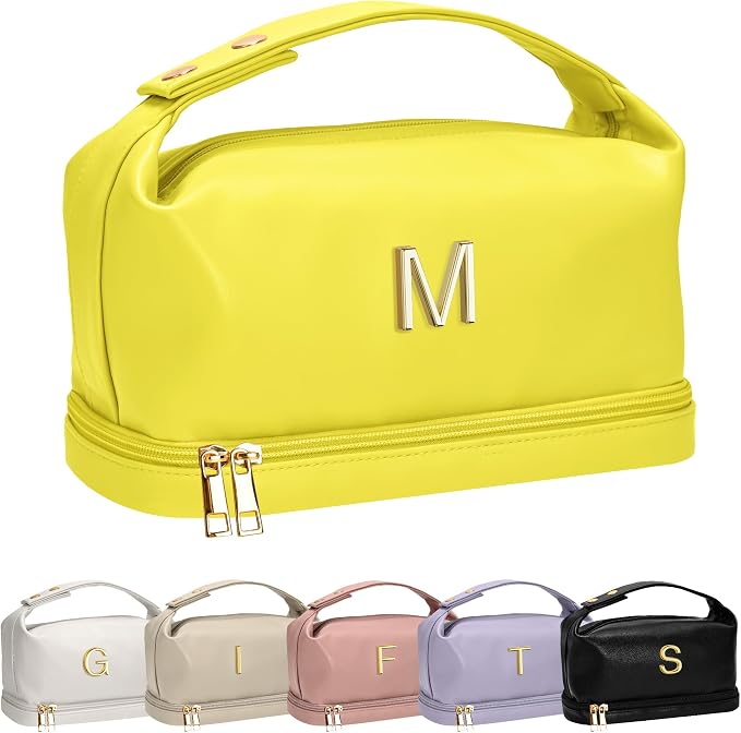 College Gifts for Women, Personalized Makeup Bag by Vogewood