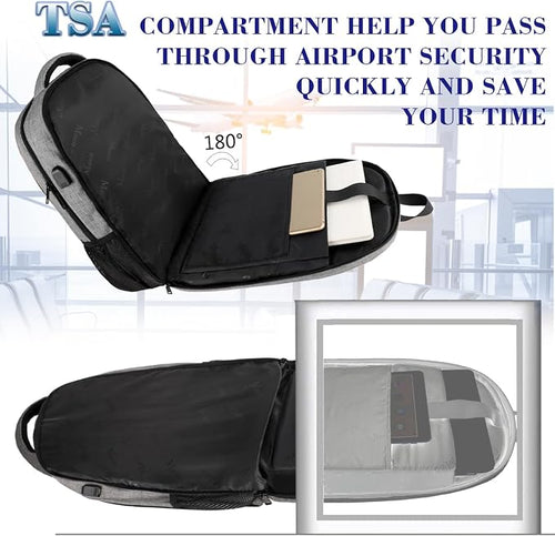17 Inch Laptop Backpack, MATEIN TSA Large Backpack - Image 2