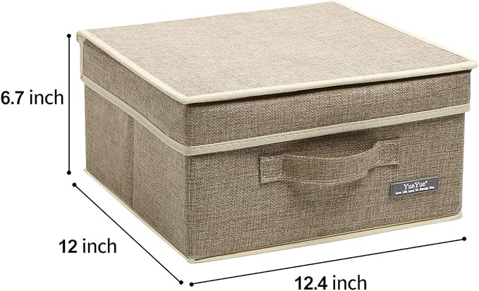 YueYue 4 Pack Small Fabric Storage Box - Image 6