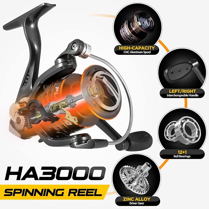 PLUSINNO Fishing Rod and Reel Combos - Image 4
