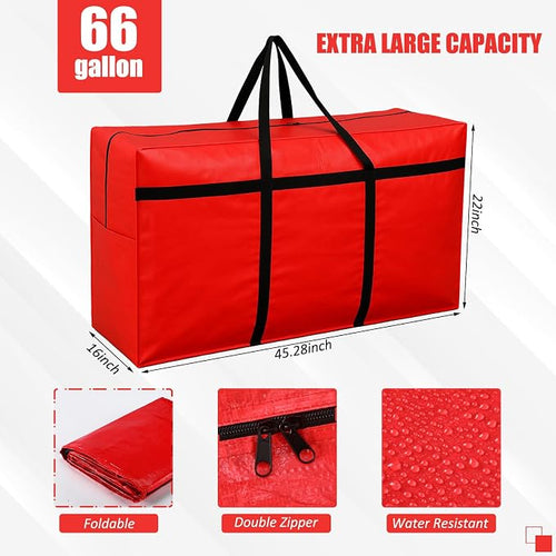 4 Pcs 66 Gallon Large Moving Bags - Image 2