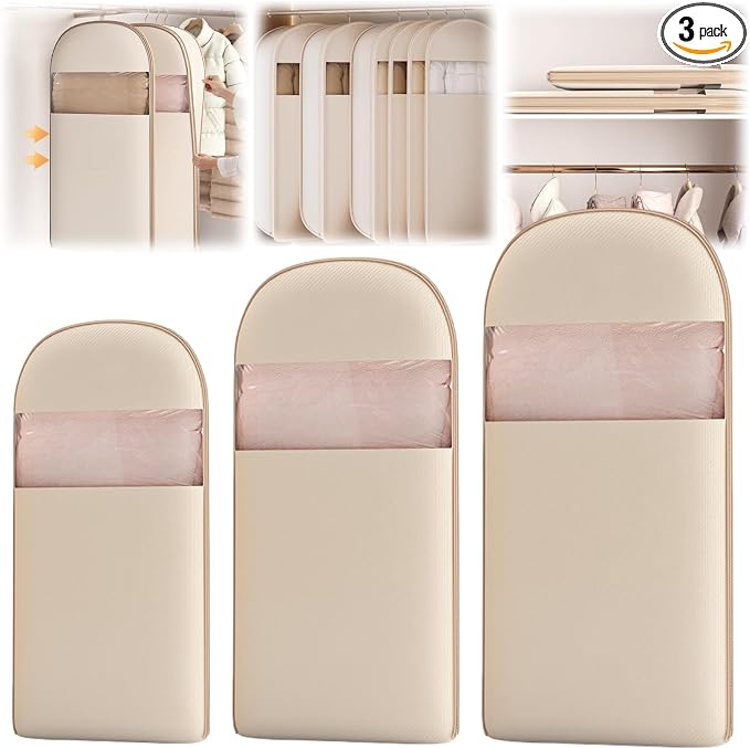 Space Saving Hanging Garment Bag by DiiuuAIILife