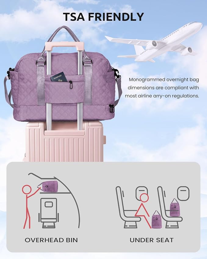 Weekender Bags for Women Travel, Personalized Weekender Bag - Image 5