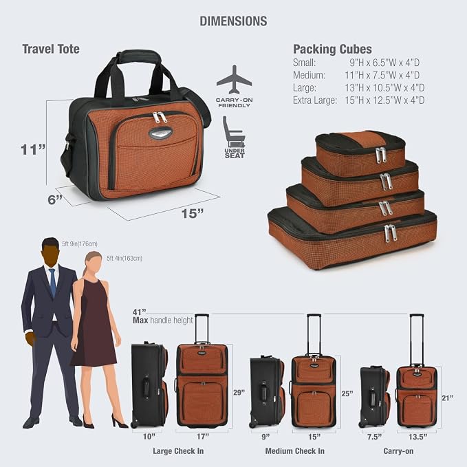 Travel Select Amsterdam Expandable Softside Rolling Upright Luggage, 2 Wheels - Image 11