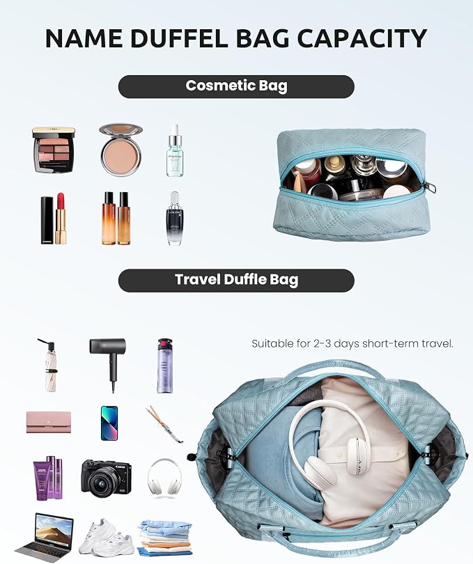 Personalized Gifts-Initial Overnight Bag - Image 4